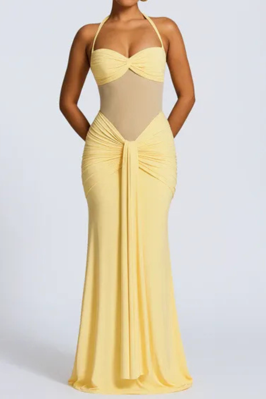 Chloe Yellow Maxi dress
